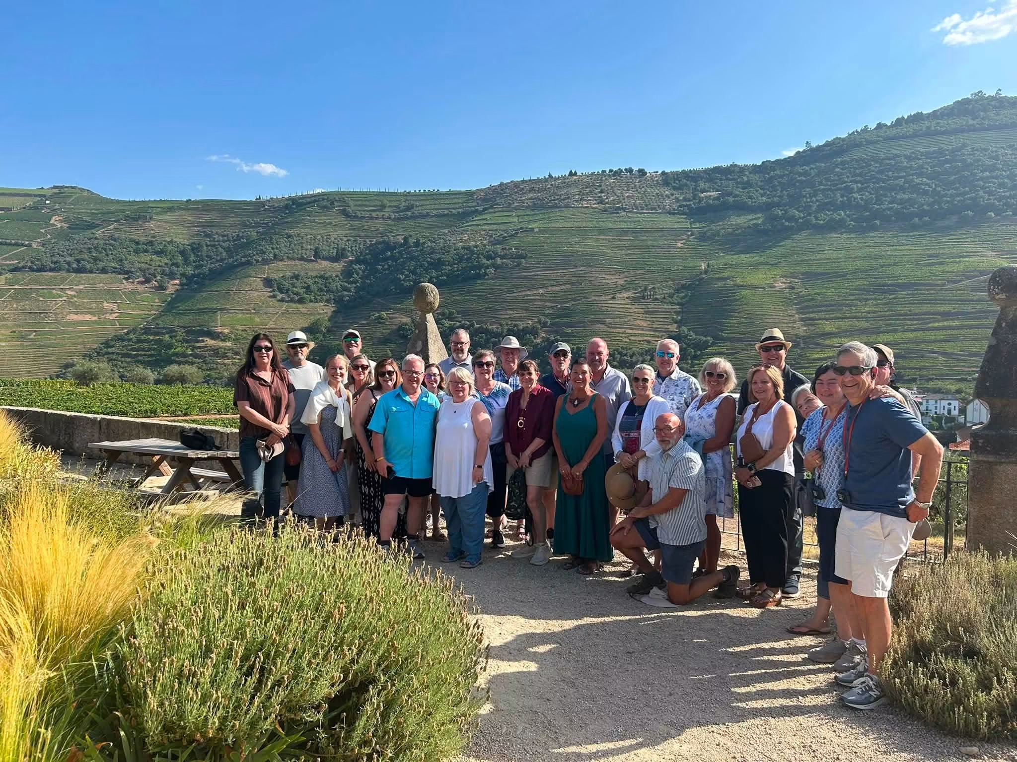WineCruise.com winery group traveling together in Portugal's Douro Valley