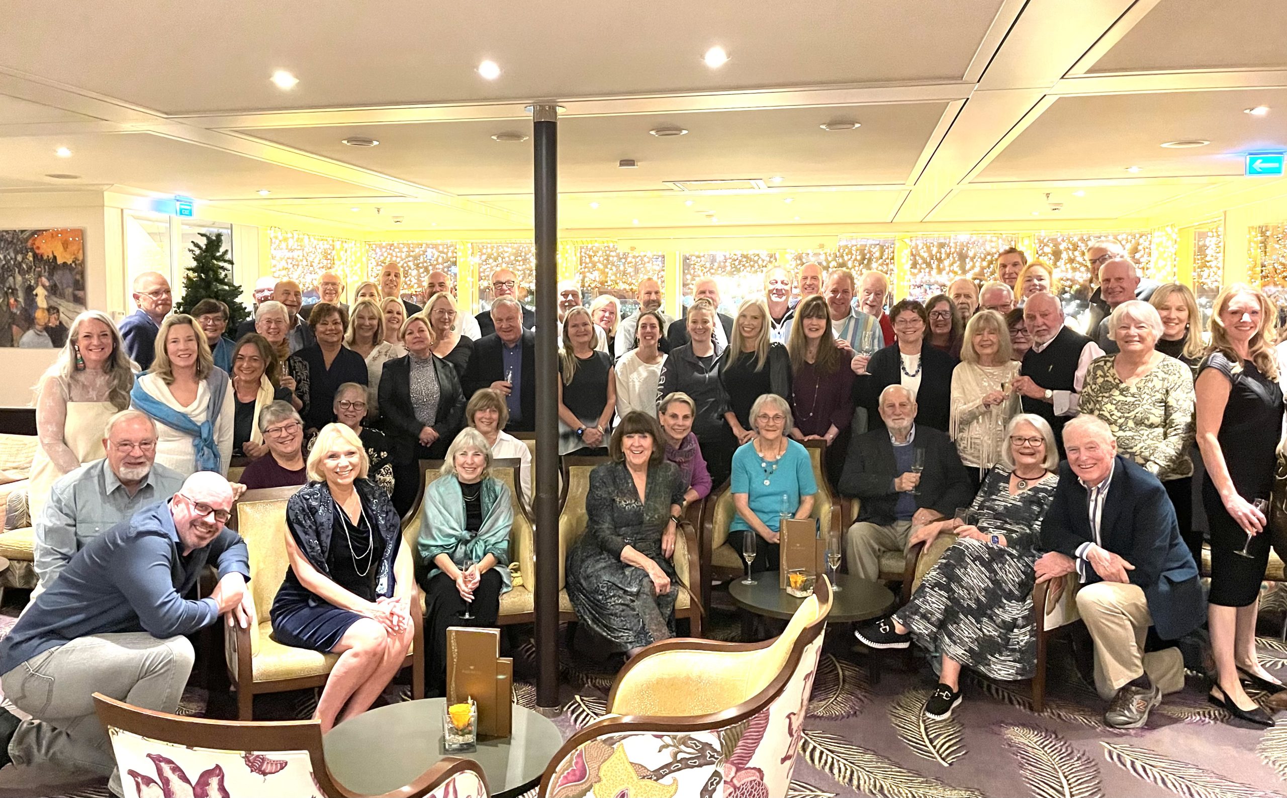 WineCruise.com winery group celebrating together aboard an AmaWaterways cruise